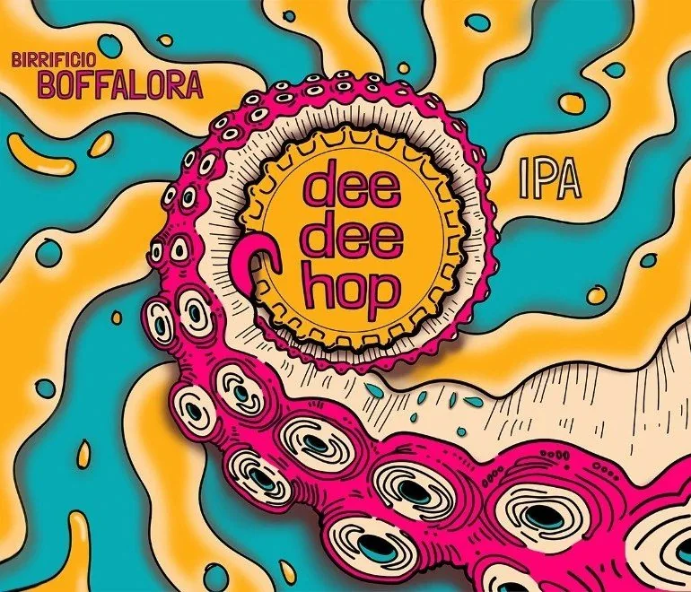 Etichetta illustrata Buffalora IPA