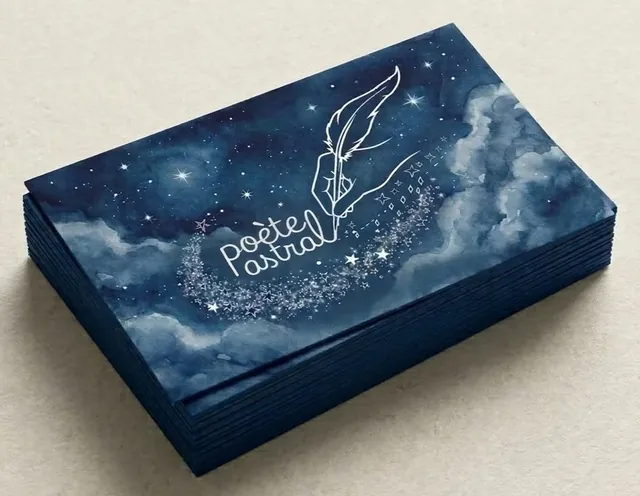 Biglietti da visita Poète Astral