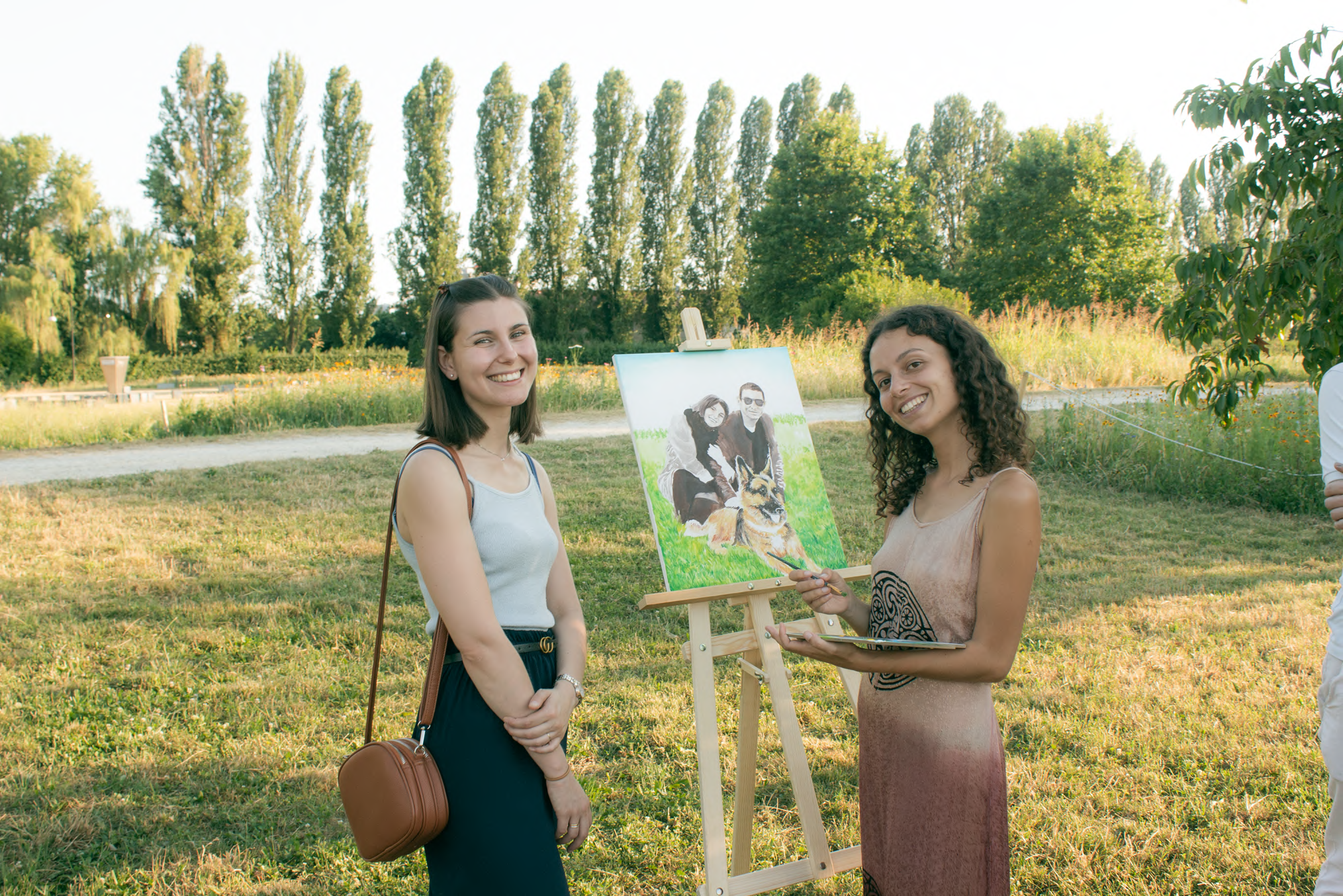 Live painting and piano